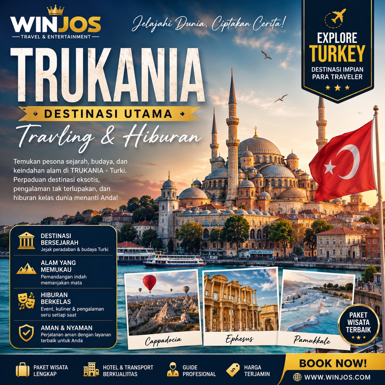 WINJOS - Trukania Destinasi Utama Travling & Hiburan Terbaik